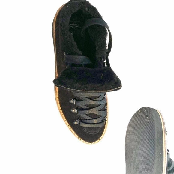 FLAMINGOS Made in Italy SZ 39 | SUEDE/LAMB SHEARLING TRABENDO ANKLE BOOTS - Picture 10 of 13